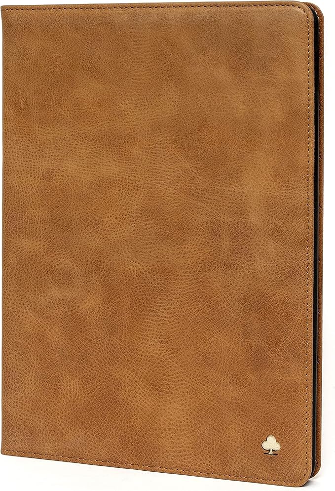 Porter Riley - Leather Case Compatible with iPad Pro 11" 5th Gen - M5 / M4 (2025/2024) Release. Premium Genuine Leather Stand/Cover/Flip Case (Tan)