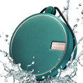 INSMY C12 IPX7 Waterproof Shower Bluetooth Speaker, Portable Small Speaker, Speakers Bluetooth Wireless Loud Clear Sound, Support TF Card Suction Cup for Kayak Canoe Beach Gift (Teal)