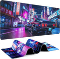 Gaming Mouse Pad - (31.5"×11.8") Sports Car Large Mouse Pads for Desk - Desk Mat for Keyboard and Mouse with Non-Slip Base, Desks Pad Matfor Game/Office & Home