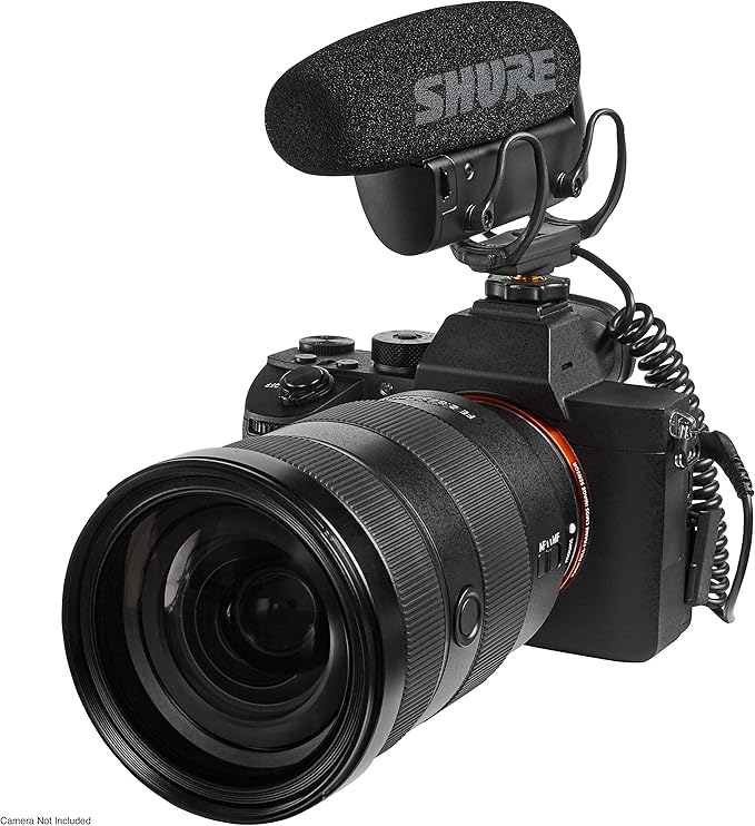 Shure VP83 LensHopper Camera-Mounted Condenser Shotgun Microphone for use with DSLR Cameras and HD Camcorders - Capture Detailed, High Definition Audio with Full Low-end Response