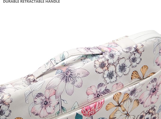 Kinmac Floral Pattern 360° Protective Water Resistant Laptop Case Bag Sleeve with Handle for Surface Pro,MacBook Air/Pro 13",MacBook 12",iPad pro 12.9 and 12 inch-13.3 inch Laptop