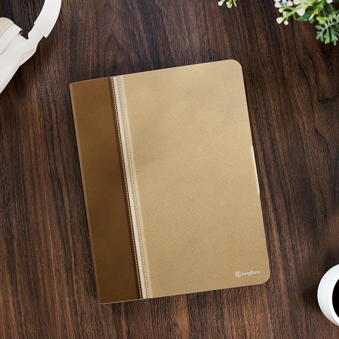 KingBlanc for iPad mini 7 (A17 Pro) Case, iPad mini 7th/6th Generation Case (2024/2021 8.3-inch) with Pencil Holder, PU Leather Stand Cover, Auto Sleep/Wake, Multi-Angle for Viewing/Typing, Beige