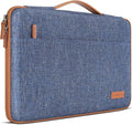 DOMISO 17.3 inch Laptop Case Sleeve Protective Cover Compatible with 17.3 inch HP Pavilion Envy 17/Lenovo IdeaPad/Acer/ASUS/Dell/Alienware/LG Gram,Water Resistant Computer Bag with Handle,Blue