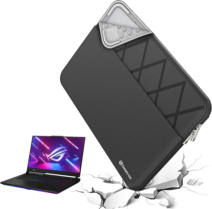 Smatree Laptop Sleeve for 13.4 inch ASUS ROG Flow Z13 2023 GZ301/2025,for 13.4 inch ROG Flow Z13 2022 GZ301,Case with Pocket,YKK Zipper,Patented Shockproof Design(E407)
