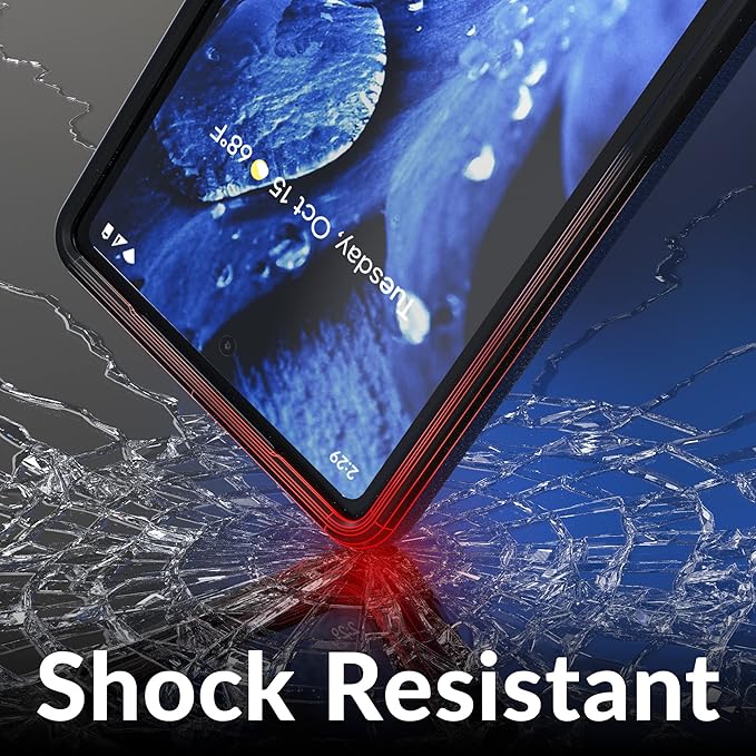 Crave for Google Pixel 7a Case, Shockproof Protection Dual Layer Case for Google Pixel 7a (6.1 inch) - Navy