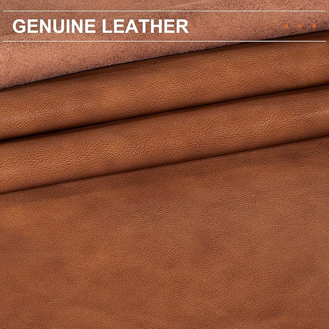 Gexmil Leather Case for iPad mini 7 (A17 Pro) 2024 / iPad mini 6 Generation 2021 8.3 Inch,Premium Cowhide Cover with Pencil Holder,Adjustable Stand, Auto Wake/Sleep,Vegetable Tanned Brown