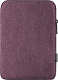 MoKo 7-8 Inch Tablet Sleeve Bag, Polyester Pouch Cover Case Fits iPad mini (A17 Pro) 8.3" 2024, iPad mini 6/5/4/3/2/1, Samsung Galaxy Tab S2 8.0, Tab A 8.0, ZenPad Z8s 7.9,Purple