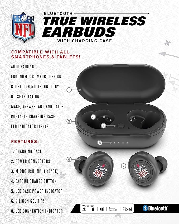SOAR NFL True Wireless Earbuds V.2