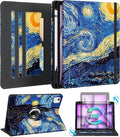 Kidcube for iPad Air 13 Inch Case (M3/M2)/for iPad Pro 12.9 Cases 6th/5th (2022/2021) - Women Girls Kids Cute Rotating Stand Folio Cover with Pencil Holder & Card Slot Design Cool Unique Teens Cover