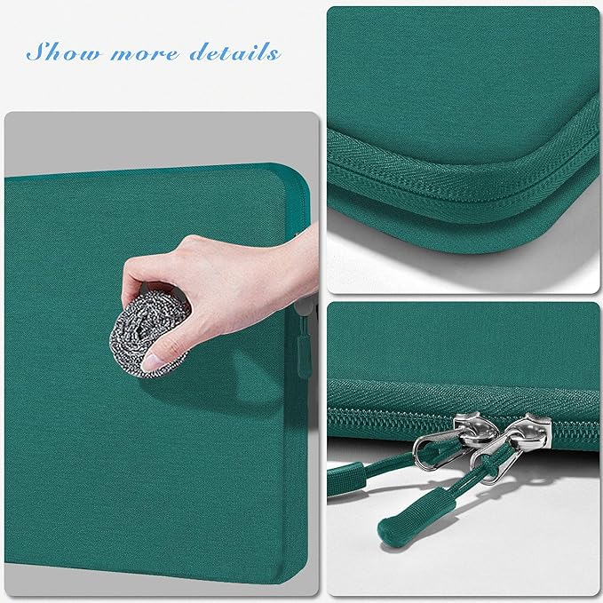 Hseok Laptop Sleeve 15.6 16 inch Case Compatible with MacBook Neo 16, MacBook Pro 16" M5/M4/M3/M2/M1, MacBook Air Pro 15", XPS 16, Most 15" 15.6" 16" Notebooks,D01E01