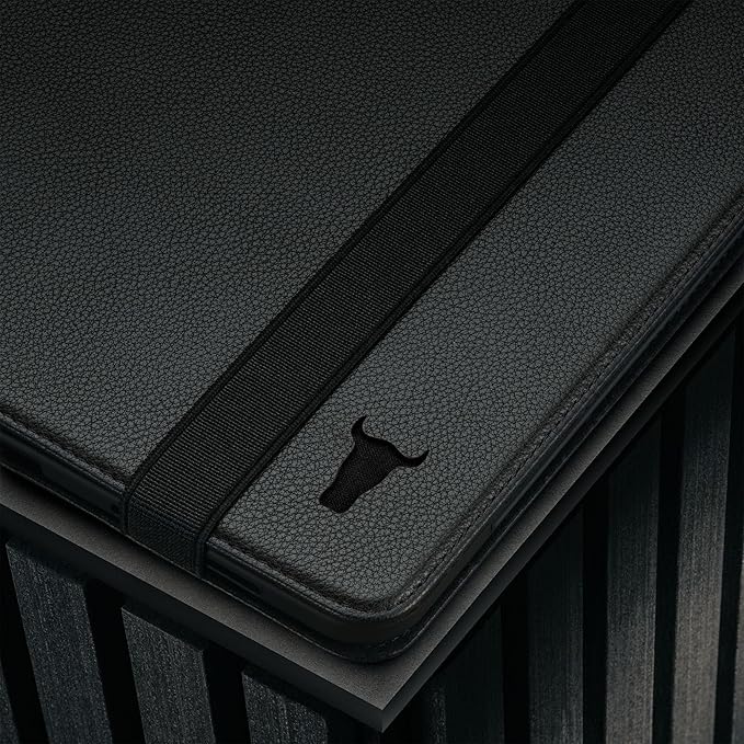 TORRO Case Compatible with iPad Pro 11” M5 / M4 (2025/2024) – Premium Leather iPad Pro 11” 2025/2024 Case with Stand Function, Apple Pencil Connectivity and Wake/Sleep Function (Black)