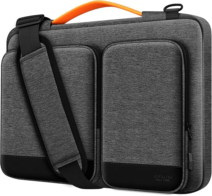 Alfheim Laptop Bag 14-14.2 inch Laptop Cover, 360° Protective Waterproof Shockproof Lightweight MacBook Air 15 Notebook Briefcase, Compatible with ASUS Lenovo Dell Samsung