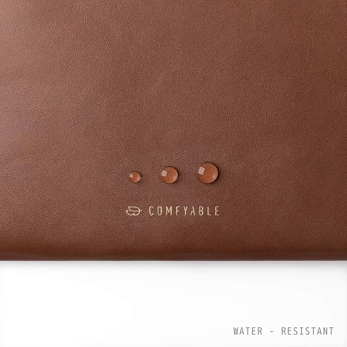 Comfyable Tablet Sleeve Compatible with iPad Air 11" M4 2026, iPad Pro 11 Inch M5 & Smart/Magic Keyboard with Pencil Holder-PU Leather Bag Water-Resistant Slim Case - Brown