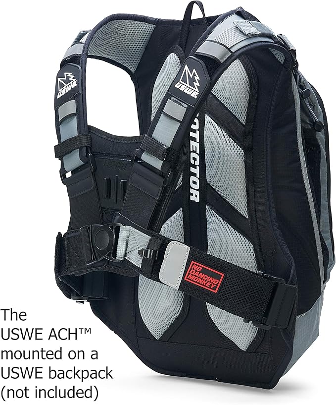 USWE Action Camera Harness - Compatible with All Bounce-Free Backpacks, Keeps GoPro Cameras Steady, Front Mounted on Chest Harness