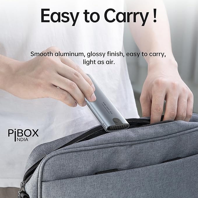 PiBOX India NVMe M2 Enclosure - Dual Protocol USB 3.2 Tool-Free Case, PCI-E Reader, USB-C, M & B+M Keys, 2230/2242/2260/2280 SSDs