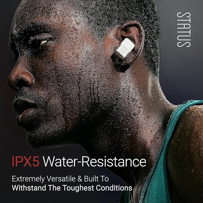 Status Audio Between 3ANC Bone Wireless Earbuds - Triple Driver - Active Noise Cancelling - 6X Microphones - Transparency Mode - 8H Playtime - Bluetooth 5.2. - IPX5